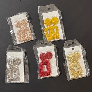 Fashion Earrings multi color pack